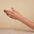 Raspberry | .925 Sterling Silver | Bubble Glass Bracelet
